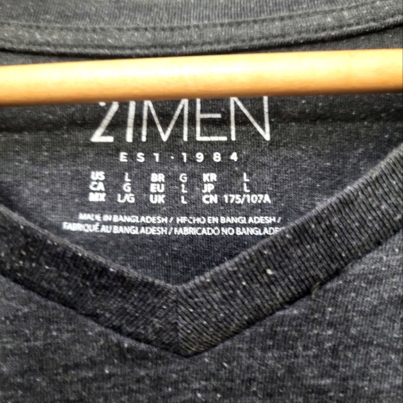 Mens V-neck Tee - Picture 3 of 3